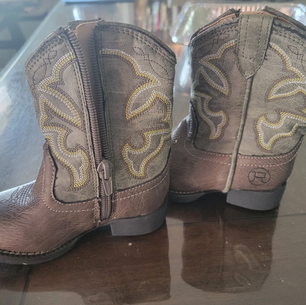 Roper Kids Brown Western Boots